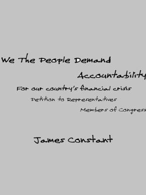 cover image of We the People Demand Accountability
